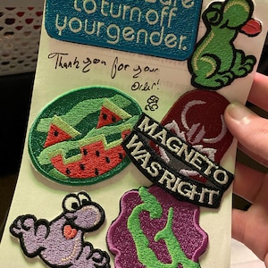 Nerds Candy 45mm iron on patches
