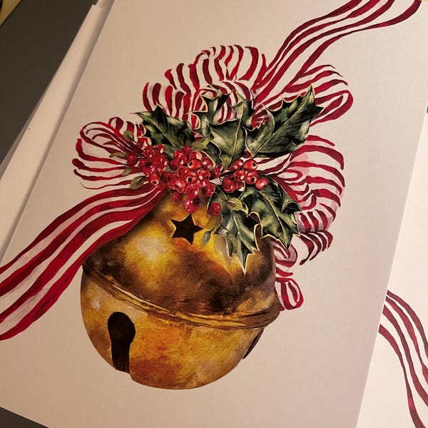 Christmas Card Boxed Set of 10 Holiday Card Personalized Christmas ...