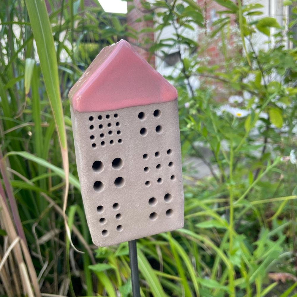 Bienensteinhaus groß rosa