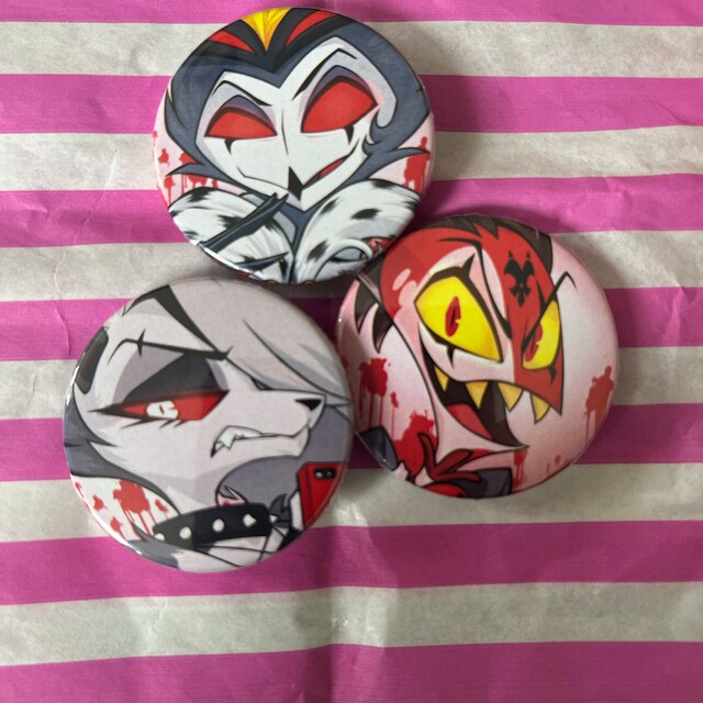 HELLUVA BOSS 38mm Pinback Badges - Etsy