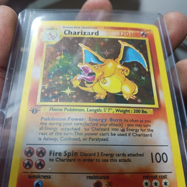 High Quality 1st Edition Holographic Charizard Custom Handmade