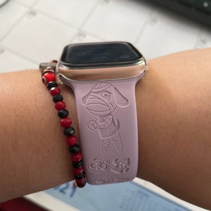 Animal Crossing Engraved Apple Watch Band 24 Colors 38mm Etsy