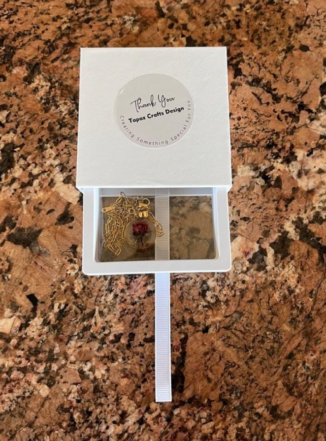 Birth Month Flower Necklace for Women, Personalized Birth Flower Necklace, Pressed Floral Necklace, Birthday Gift for Her, Resin Jewelry