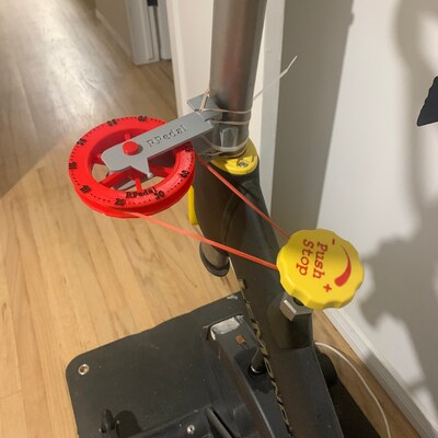 sunny bike resistance monitor