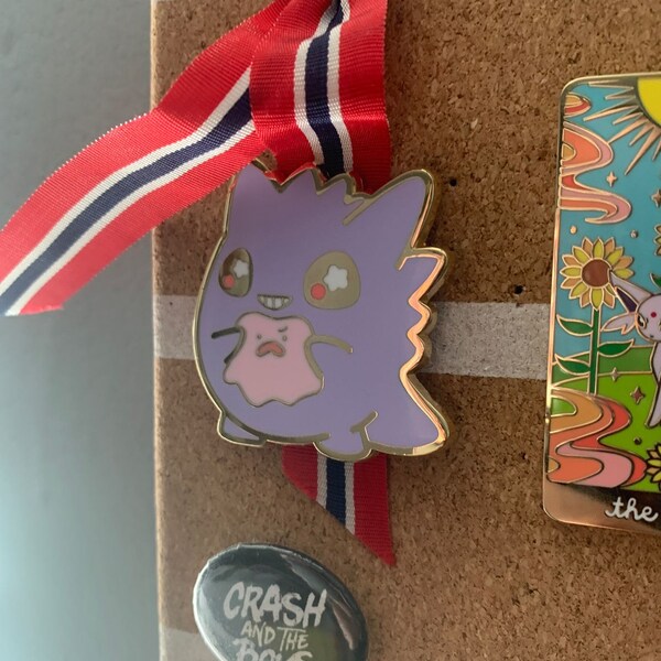 Happy Ghost Gengar Enamel Pin - Etsy