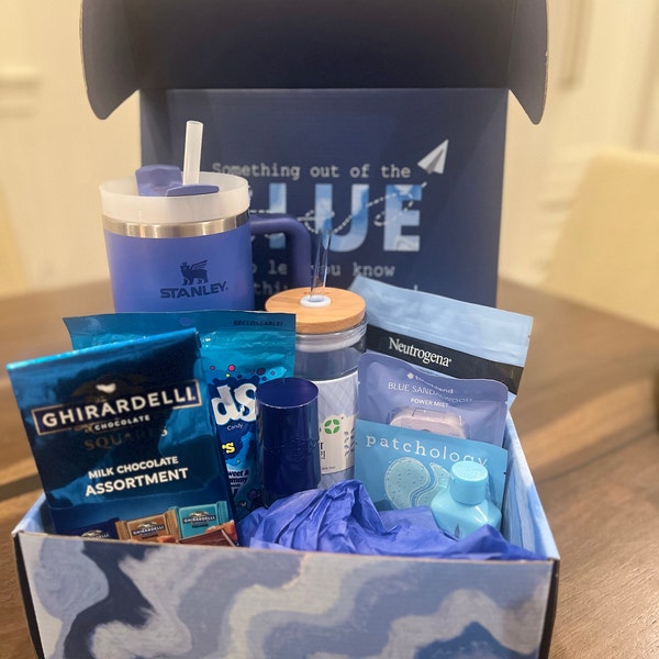 Shipping Box - Out of the Blue/thinking of You/deployment/care Package ...