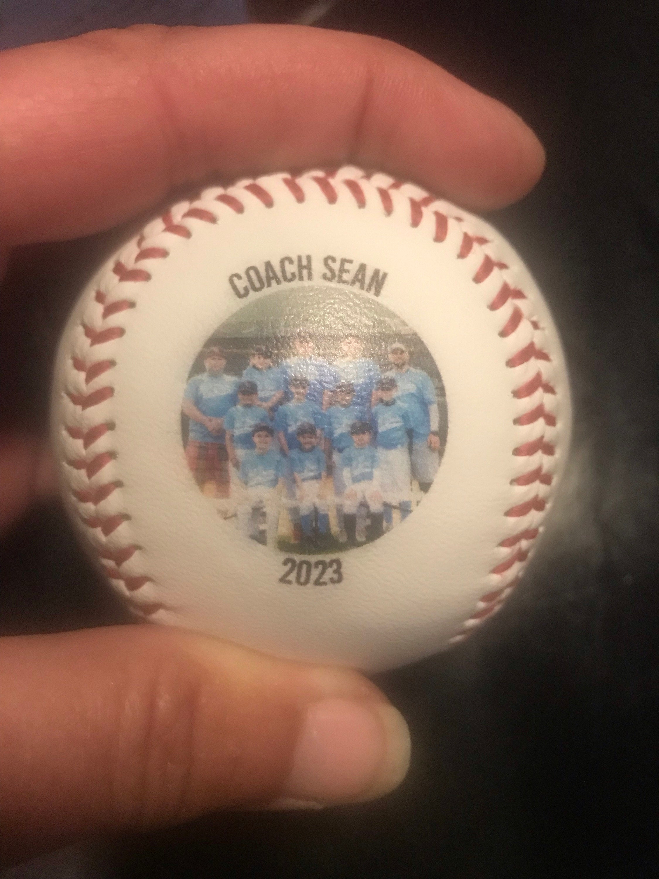 Custom Baseball Ball | Fathers Day Gifts | Baseball Gifts | Custom Photo Baseball | Wedding Gifts | Groomsmen Gifts | Father of the Bride