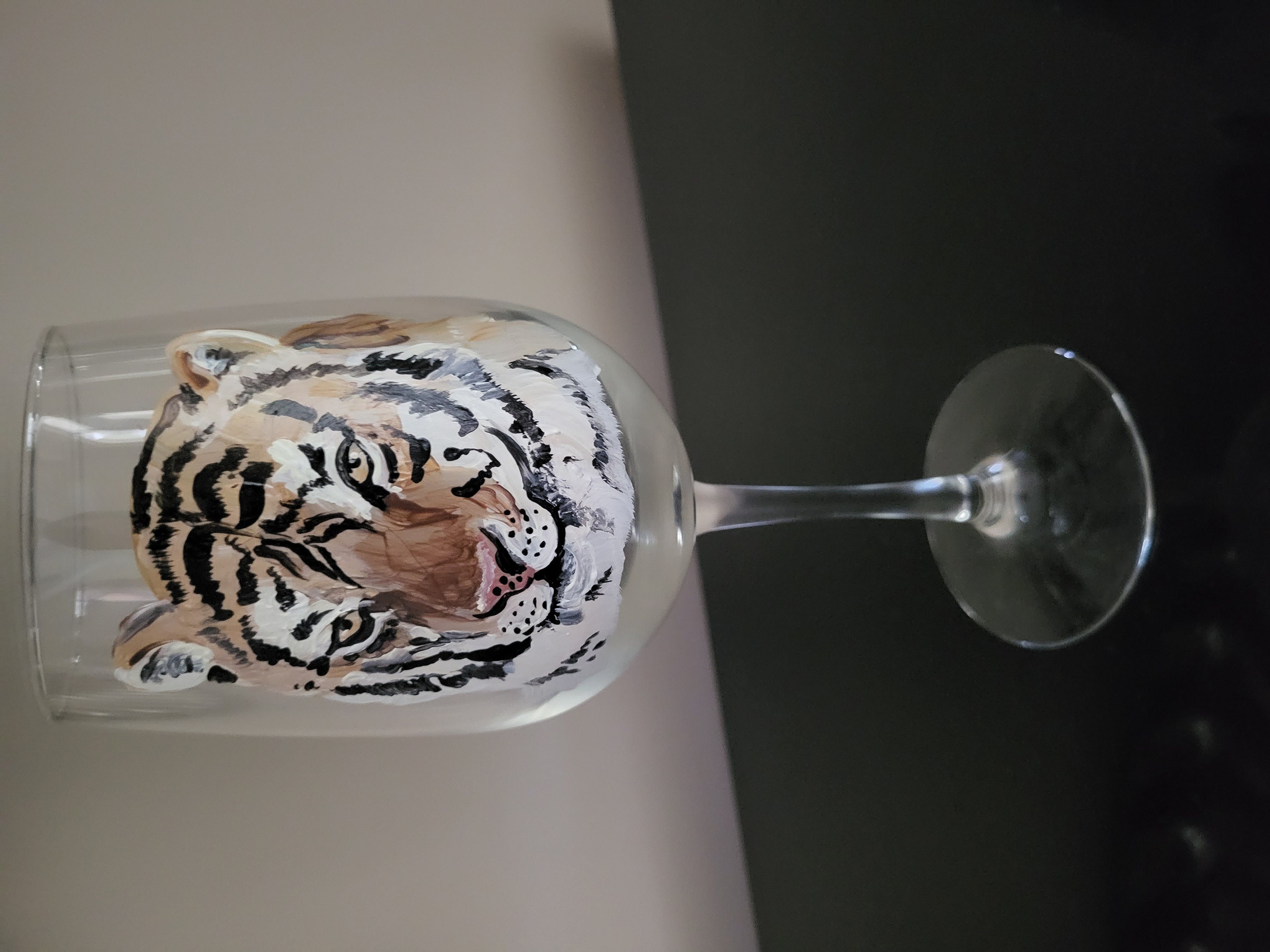 Custom Hand Painted Pet Glass