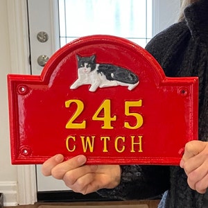 Edwardian /old Victorian Style English House Name Sign. Personalised ...