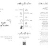 Editable Wedding Program Template Modern Ceremony Program Wedding Day