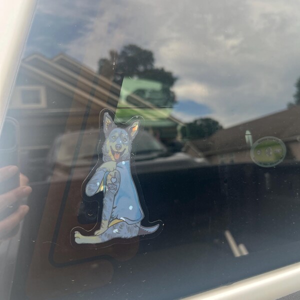 Black French Bulldog Sticker, I Love Mom, Frenchie Mum Gift, Frenchie ...