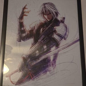 若きセフィロスのスケッチ ファイナルファンタジーVII エバー