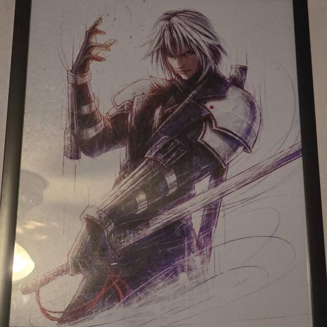 若きセフィロスのスケッチ ファイナルファンタジーVII エバー