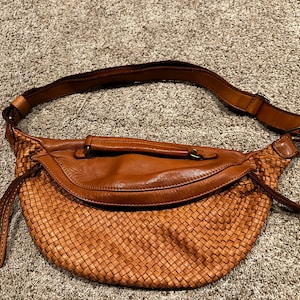 Leather Handbag and Leather Crossbody Bag Woven Leather Handmade - Etsy
