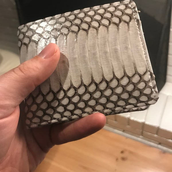 Genuine Cobra Snake Skin Men's Wallet - Etsy