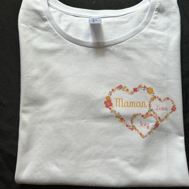 ★AMl PARlS★ 24FW Women's Heart Small Embroidery T-shirt BF Ami Beige Ami de Coeur Patch T-Shirt | Liberty