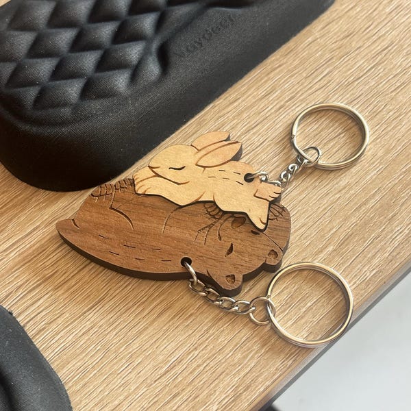 Feathered Raptor Dinosaur Couple Keychains - Friendship or Relationship ...