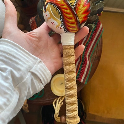 TRADITIONAL PLAINS RATTLE Native American, Music Instrument, Rattle ...