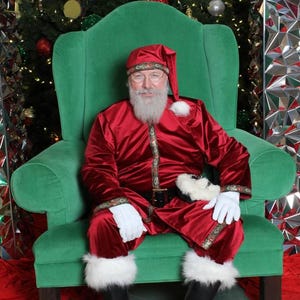 特大　オールドヴィンテージ santa sports 3ピース　セットアップ Old World Santa Suit Wine Super Soft Velvet Santa Claus Jacket