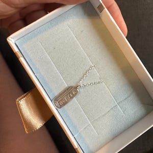 Customer photo, Stick of Butter Necklace