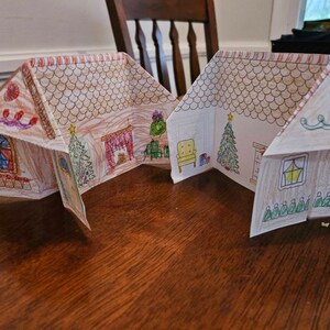 Printable PAPER Doll HOUSE Backgrounds Set Pdf Instant Download Use to ...