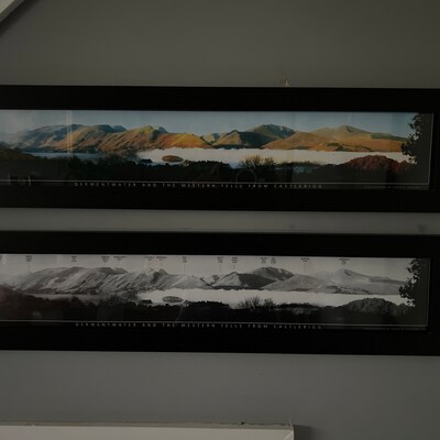 Panoramic Sizes Picture Frames Photo Frames Black White Oak - Etsy UK