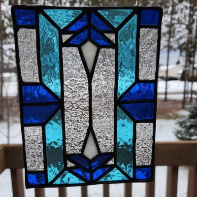 Tractor Stained Glass Pattern 5.5 X 8 Full Scale Digital Download - Etsy