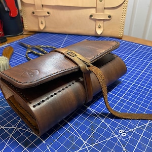 Pipe Case Pattern Leather DIY Pdf Download Pipe Pouch Template Leather ...