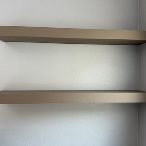 MODERN Floating Shelves, 3 Inches Thick - Etsy