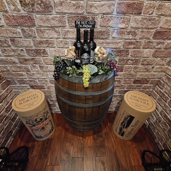 Wine Barrel Pole Lighting - Etsy
