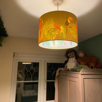 Cerise Pink Lampshade Mix & Match Ceiling Shade Table Lamp Drum ...