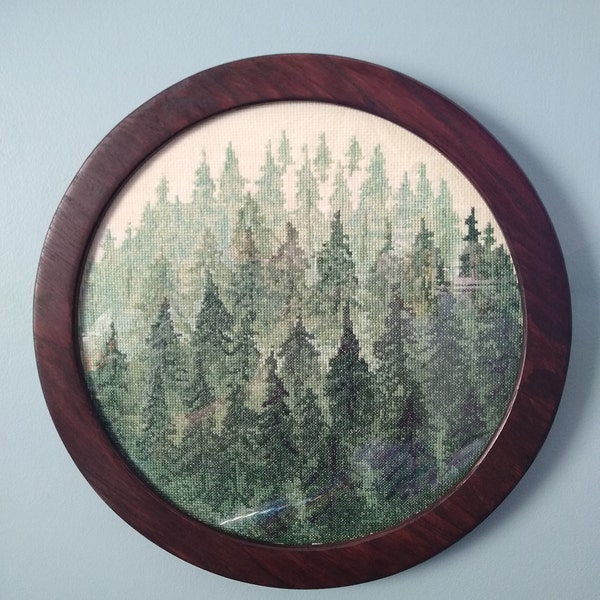 Ash Tree Wooden Round Frame, Modern Picture Frame - Etsy