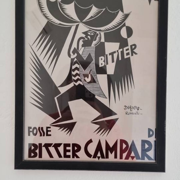 Poster Bitter Campari – Affiche Bar Vintage – 1930-1960 – Papier Satiné – ShopArt