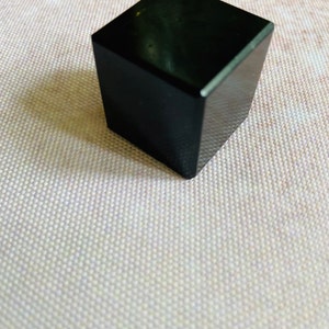 Black Tourmaline Cubes | Etsy