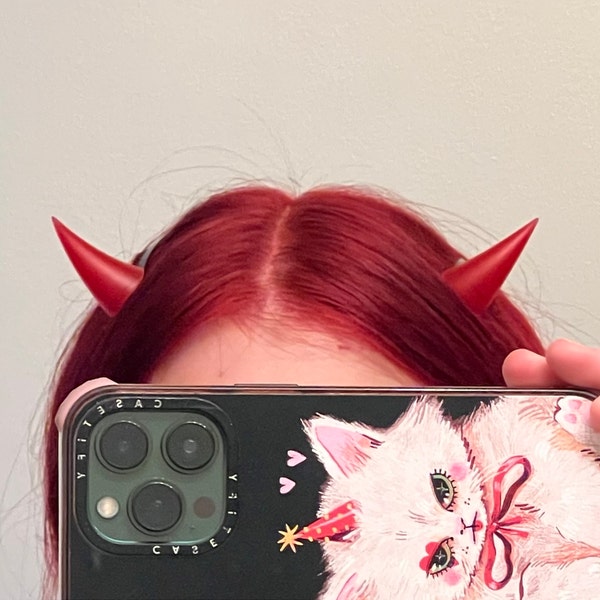 Small Demon Horns Cute Gothic Devil - Etsy