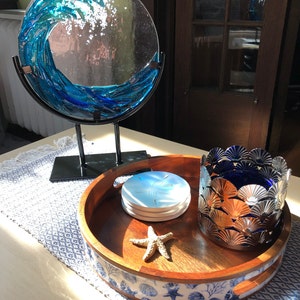 Glass Wave Stand Art - Etsy