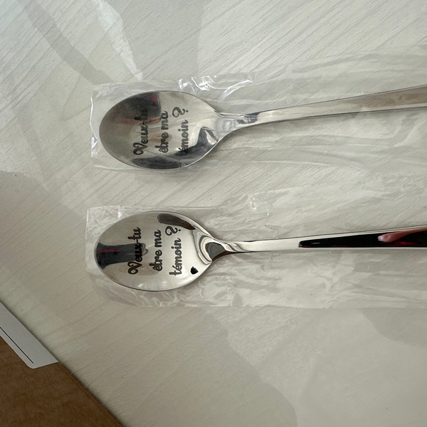 Spoon Text Personalized Spoon, Engraved Custom Spoon, Custom Text or Logo, Best ...