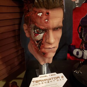 Terminator Statue Head T-800 real LIFE SIZE! Scala 1:1 di Arnold