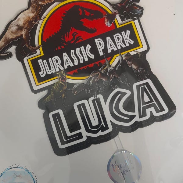 Jurassic Park, Jurassic World Cake Topper, Cupcake Toppers - Etsy