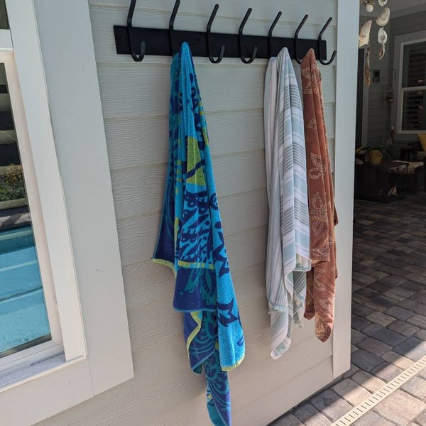 Outdoor Towel Hooks, Out Towel Rack, Pool Towel Hooks, Towel Rack for — free download
