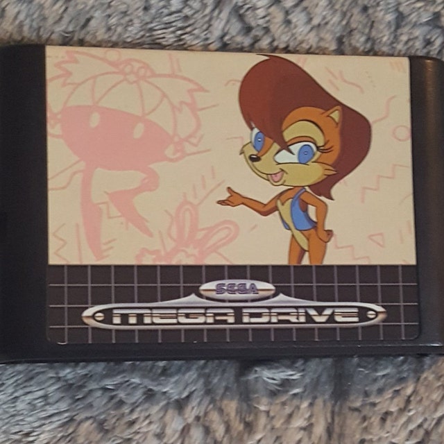 Sally Acorn in Sonic the Hedgehog 2 SEGA Genesis Mega Drive 