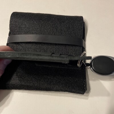 Genuine Leather Passport Holder With AirTag Slot - Travel Wallet For Men & Women, Black, Compact Design