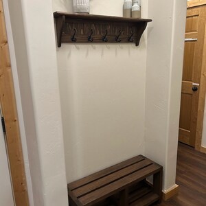 Scarpiera | Porta Scarpe | Scarpiera Da Ingresso Marrone Cera 28x30x104 Cm Legno Massello Di Pino Cfw31023 91138616
