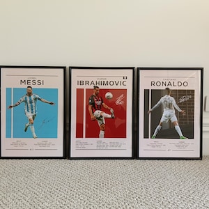 Zlatan Ibrahimovic - Póster De Fútbol Americano 3 Lienzo Para