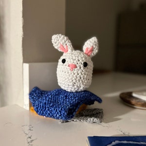 The Woobles Beginner Crochet Amigurumi Kit - Bunny