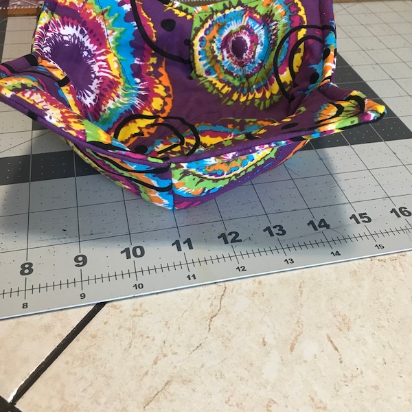 Microwave Bowl Cozy Sewing Pattern, Quilted Kitchen Decor (PDF Pattern ...