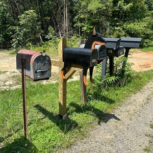 Rustic Wooden Mailbox Metal Box Insert Made With Reclaimed Wood B1000 ...