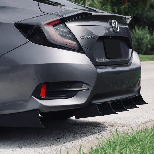 2016-21 Honda Civic Sedan NON-Sport Custom Rear Diffuser - Etsy 日本
