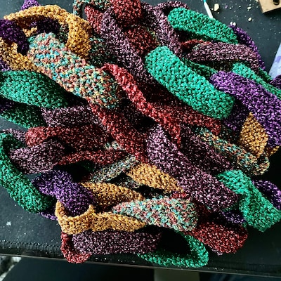 Glitter Yarn Sparkle Yarn Crochet Yarn Embroidery Thread UK Blue