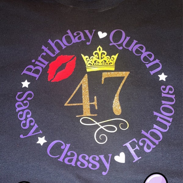 47 and Fabulous Svg, 47 and Fab Svg, 47th Birthday Svg for Women, 47th ...